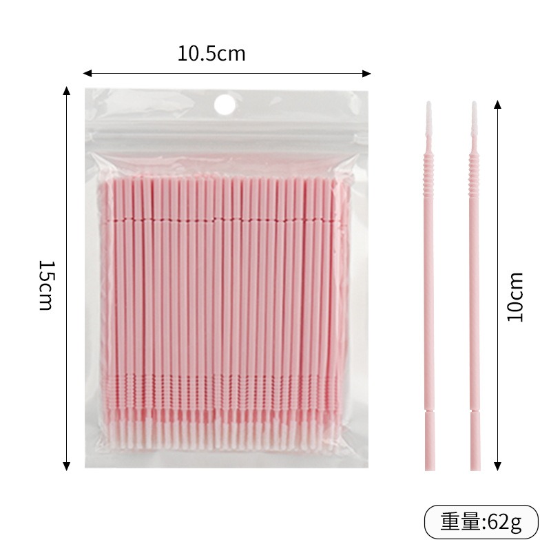 500개 속눈썹 연장 클리닝 면봉 긴/짧은 팁 속눈썹  - Eyelash Extension Look 리뷰 및 가격