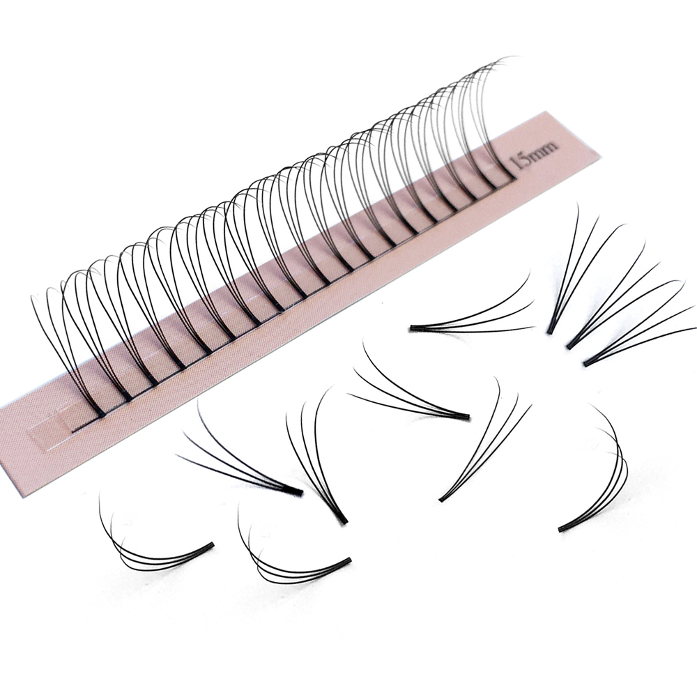 여신 3D 미리 만들어진 팬 속눈썹 연장 짧은 루트 W - Eyelash Extension Human Hair 리뷰 및 가격