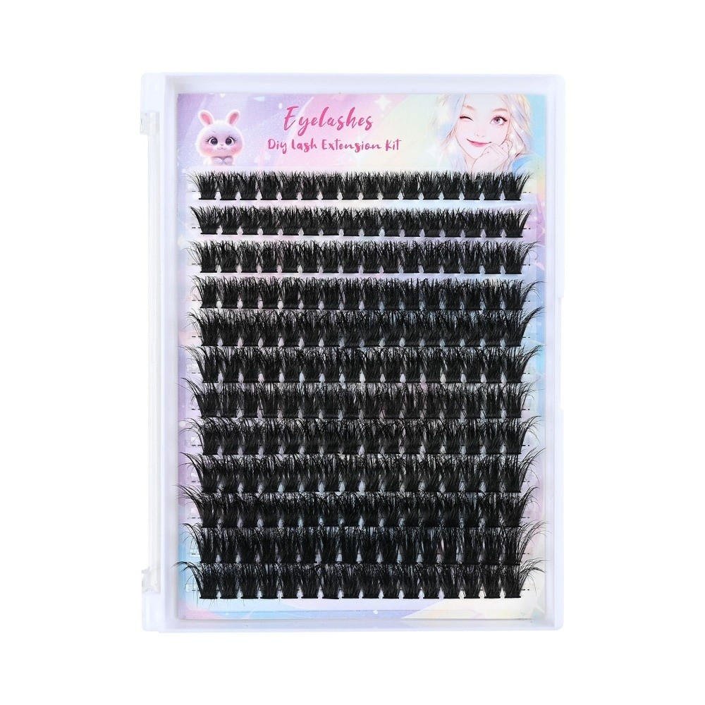 내추럴 룩 인조 속눈썹 본드 앤 씰 클러스터 디자인 D - Eyelash Extension Look 리뷰 및 가격