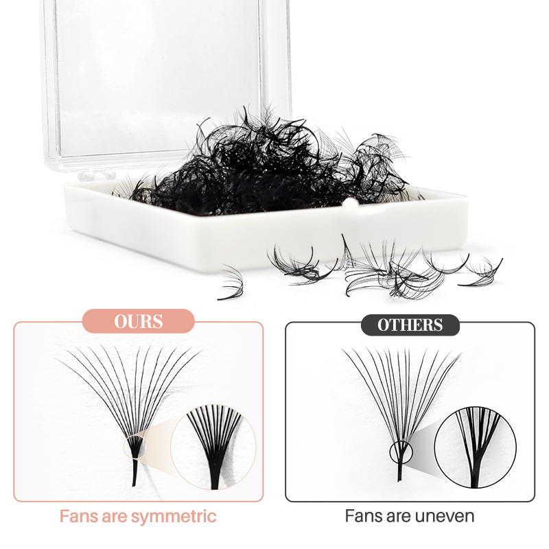 500 미리 제작된 느슨한 속눈썹 프로 제작 팬 Cil - Eyelash Extension For Asian Eyes 리뷰 및 가격