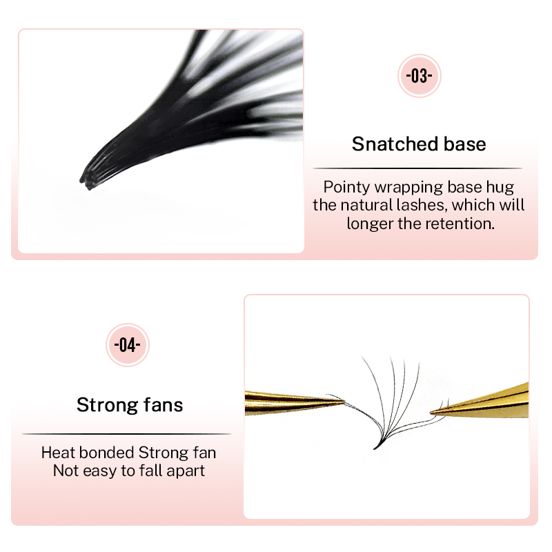 500 미리 제작된 느슨한 속눈썹 프로 제작 팬 Cil - Eyelash Extension For Asian Eyes 리뷰 및 가격
