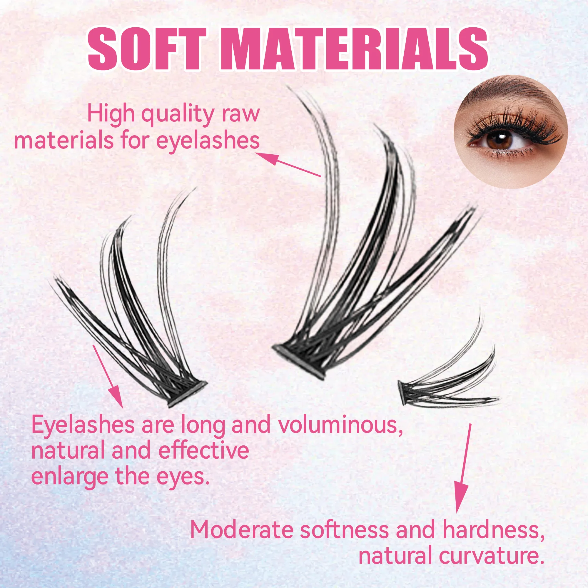 속눈썹 200개 클러스터 속눈썹 본드 및 씰 메이크업  - Eyelash Extension London 리뷰 및 가격
