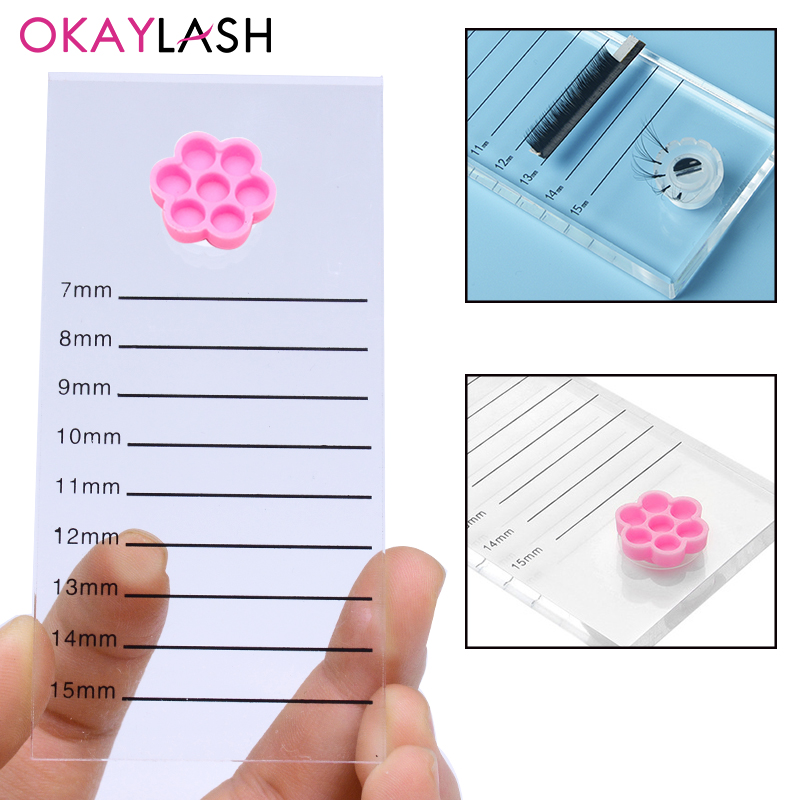 클리어 크리스탈 속눈썹 연장 스케일 보드 마크 패드 2 - Eyelash Extension London 리뷰 및 가격