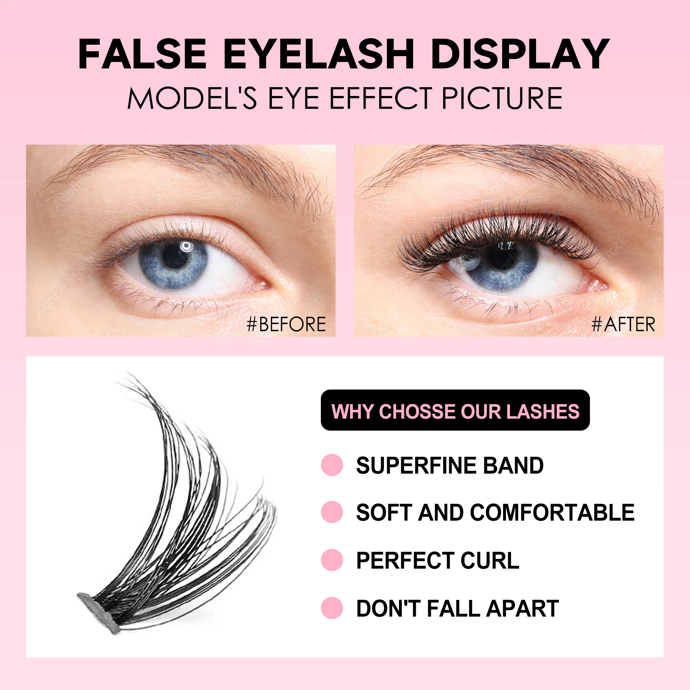 DIY 속눈썹 익스텐션 키트, 클러스터 속눈썹 본드 및 - Eyelash Extension London 리뷰 및 가격