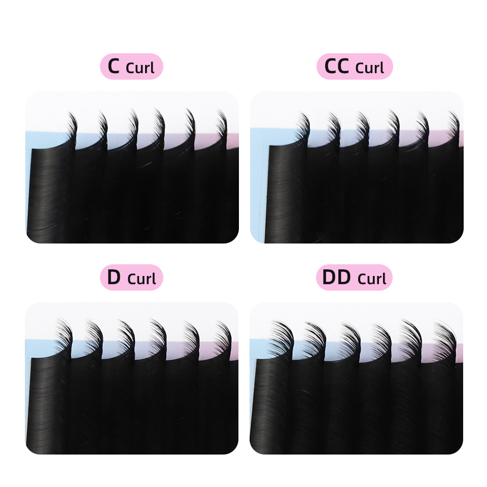 RUJADE 5 사례 / 대량 인조 속눈썹 연장 블랙  - Eyelash Extension Human Hair 리뷰 및 가격